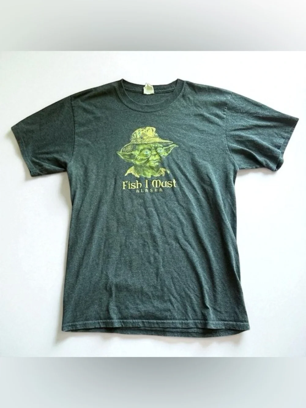 🔆Fish I Must Alaska Graphic Tee — Dark Green